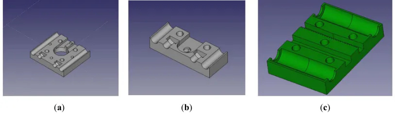 Figure 1. The FreeCAD model of the open source circuit mill. 