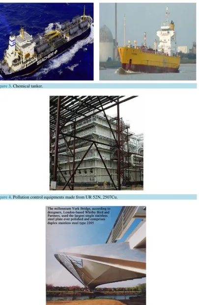 Figure 4. Pollution control equipments made from UR 52N, 2507Cu.                                         