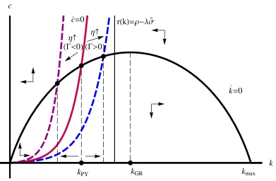 Figure 1: Impact of the Consumption Externality