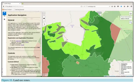 Figure 11. Land use zones.                                                                                     
