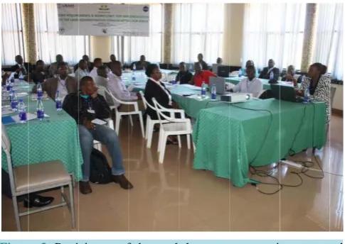 Figure 3. Participants of the workshop on user requirements and workflow analysis.                                               