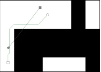 Fig. 4. – environment and mission plan for situation 219 