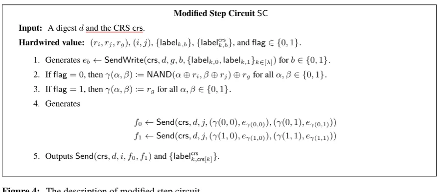 Figure 4: The description of modiﬁed step circuit