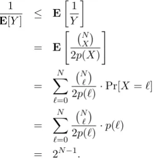 Table 1 gives the value of επ,$ and the ratio επ,$/ερ,$ = 2N−1επ,$ for