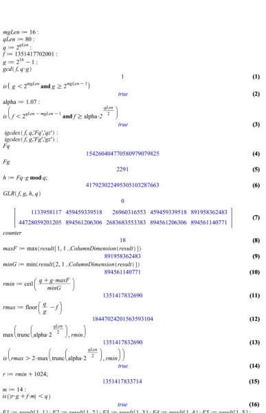 Figure 4. Screenshot of the Code 2 run on Example 4.