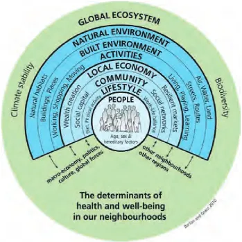 Figure 1.3 The health map (Barton & Grant 2010)