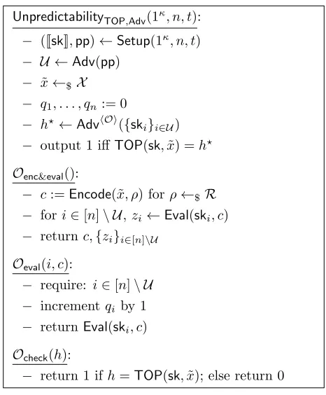 Figure 5: Unpredictability game