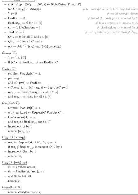 Figure 7: Security game for PbTA