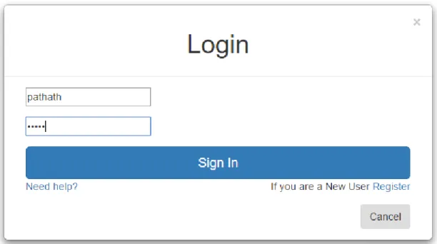 Figure 8: Customer login form 