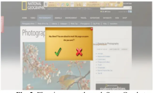 Fig. 1. Floating toolbar in SpamCombat