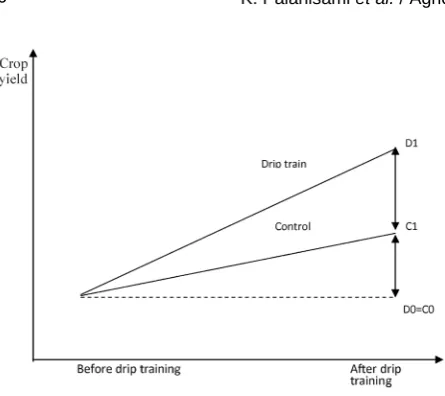 Figure 2. Illustration of impact of capacity building program by double difference method