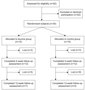Figure 1 Flowchart of study groups at different time points.Note: subject dropout is reported as “lost”.