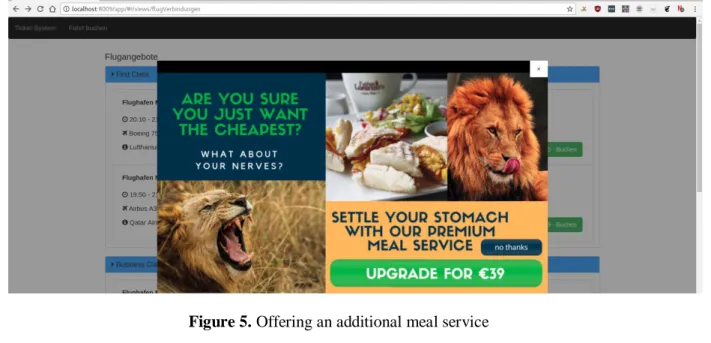 Figure 5. Offering an additional meal service 