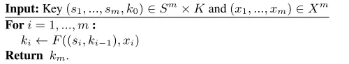 Fig. 1. Deﬁnition of function Fˆ m of Boneh et al. [BMR10].
