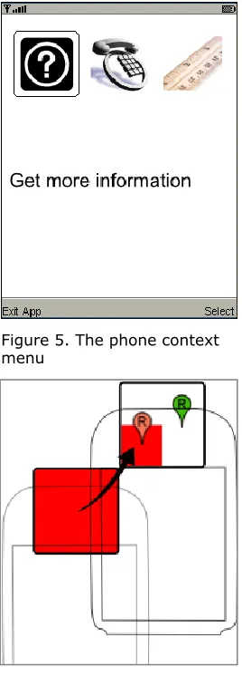 Figure 5. The phone context menu 