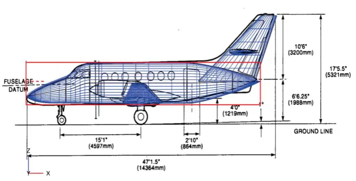 Figure 4. Reference model side view 