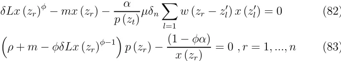 Figure 9 shows the spatial pattern of the shadow price for knowledge.