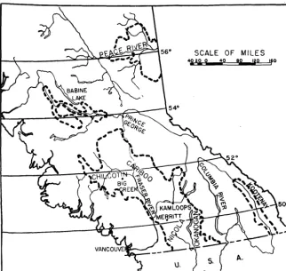 Table 1. Climatic data for stations in interior British Columbia 