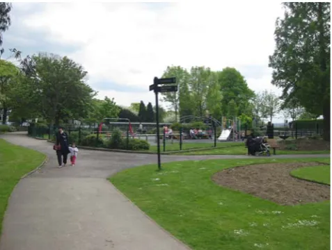 Figure 5. This space was mainly used as a through-route as,