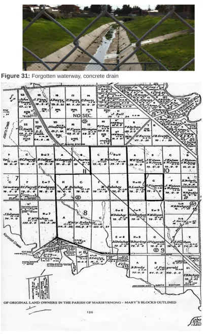 Figure 31: Forgotten waterway, concrete drain