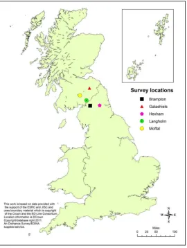 Figure 5: Hand-drawn local dialect areas by a respondent from Todtnauberg from Study 2 