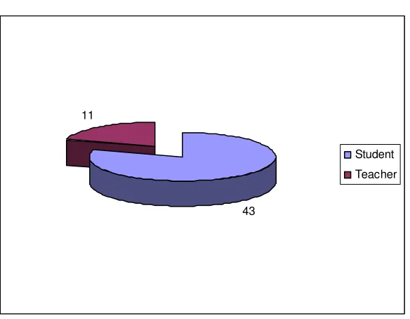 Figure 1 – Type of participants 