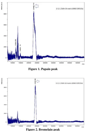 Figure 1. Papain peak 