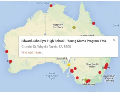 Figure 3.10: Example of finding a program with relevant expertise for an organisation