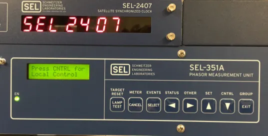 Figure 1.1: Actual Phasor Measurement Unit setup in PGE Power Engineering Lab.