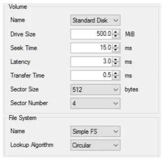 Figure 1. Volume parameters.                      