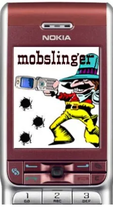 figure 1. Mobslinger splash screen on a Nokia 3230 