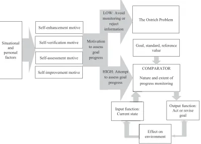 Figure 1. The ostrich problem within a model of self-regulation.