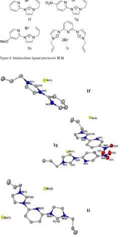 Figure 5. Molecular structure of 2e. Ellipsoids are shown at 50% probability level. Hydrogen atoms have been omitted for clarity