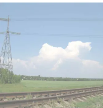 Fig. 7. Scheme of the span crossing with the railway 