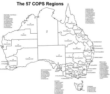 Figure 4: Statistical divisions in Australia