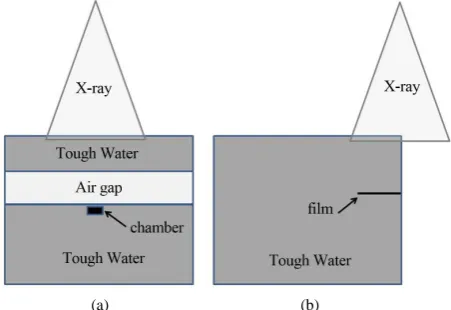 Figure 2 tions in re-build up region. difference can be observed between PB and MC calcula-for 4.2 × 4.2 cmshows the dose distributions in a water phantom 2 field size with air gap