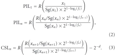 Table 2 also brings three parameters used to select some