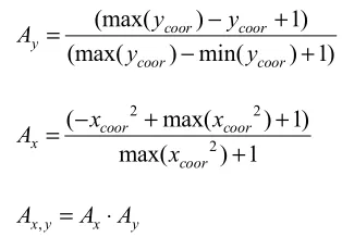 Figure 3: A sensor network observing an environmental signal and forming clusters in areas of similar gradient
