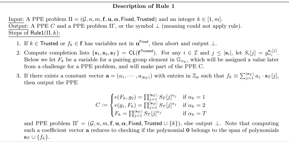 Figure 2: Procedure for moving certain elements with all Fixed variables to Trusted.