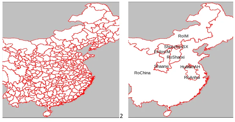 Figure 1. Aggregating from master database to policy simulation regions 