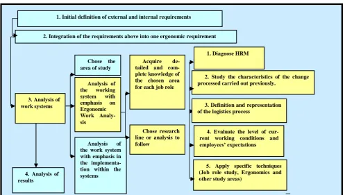 Figure 1. General design for the consultancy procedure with a macroergonomics focus  