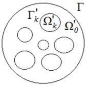 Fig. 2. Geometric model of representative volume of material. 