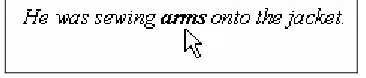 Figure 4. Tagged sample context 