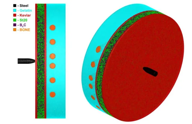 Fig. 8. Visual comparison of the two-dimensional (a) and three-dimensional models (b)