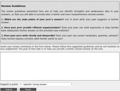 Figure 2. Review guidelines and form. 