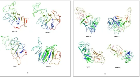 Figure 5. Tertiary structure of V. parahaemolyticus Zot. Crystallized Zot of N. meningitidis 2R2A was used as template