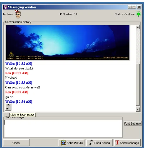 Figure 4 - The Instant Messenger Plug-in 