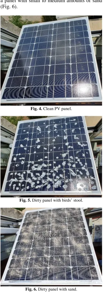 Fig. 4. Clean PV panel. 