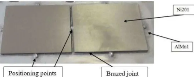Fig. 3 Cross-section metallography of the brazed joint after spraying with saline solution
