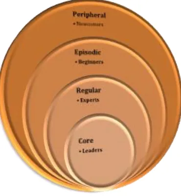 Figure 5: Levels of participation within a community of practice  